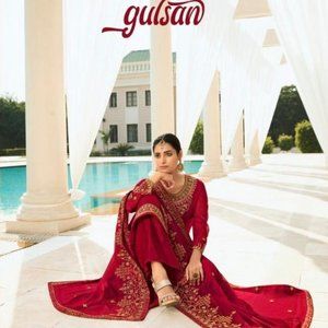 FIONA LAUNCH GULSHAN GEORGETTE PARTY WEAR HEAVY WO